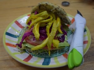 venezuela Arepas in Lima (Peru)