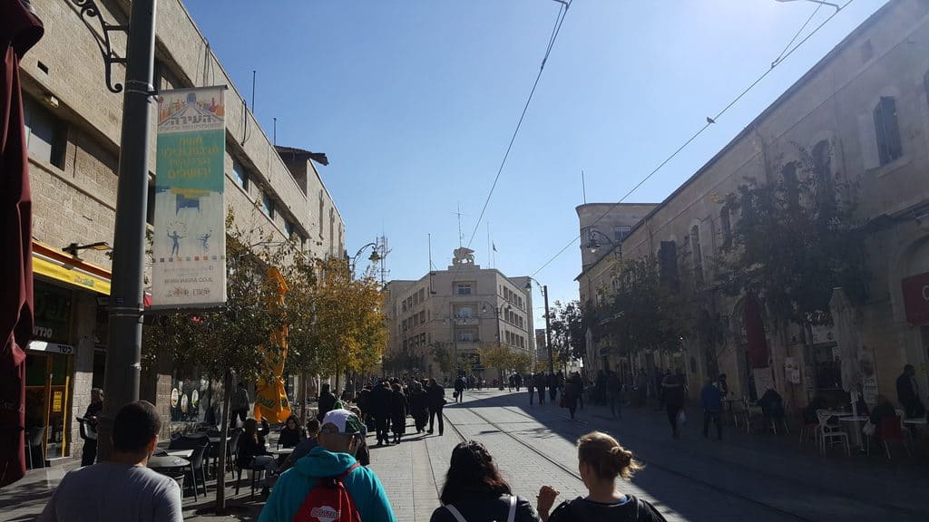 The street in Jerusalem