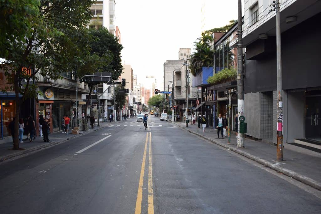 rua augusta sao paulo brasil