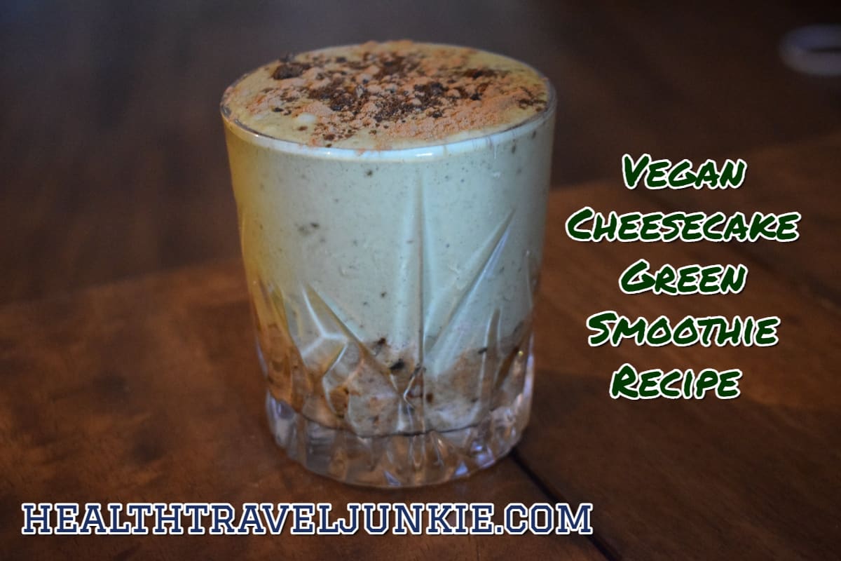 vegan cheesecake green smoothie